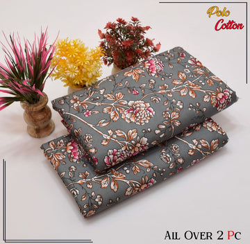 POLO COTTON PRINTED  2PC [ SALE OFFER ] PC-63