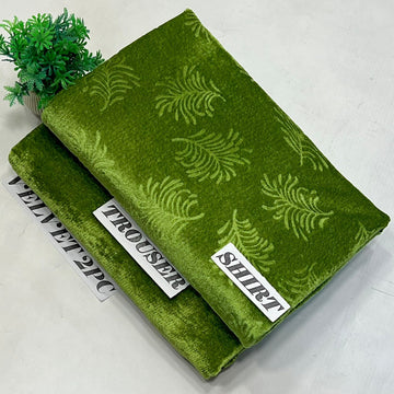 KOREAN VELVET 2PC KT-21 ( Green )