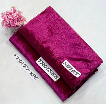 KOREAN VELVET 2PC KT-28 ( Light Purple )